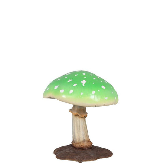 Medium Green Mushroom Statue - LM Treasures Prop Rentals