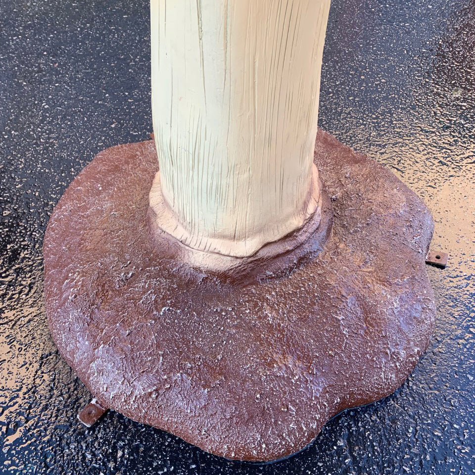 Large Blue Mushroom Statue