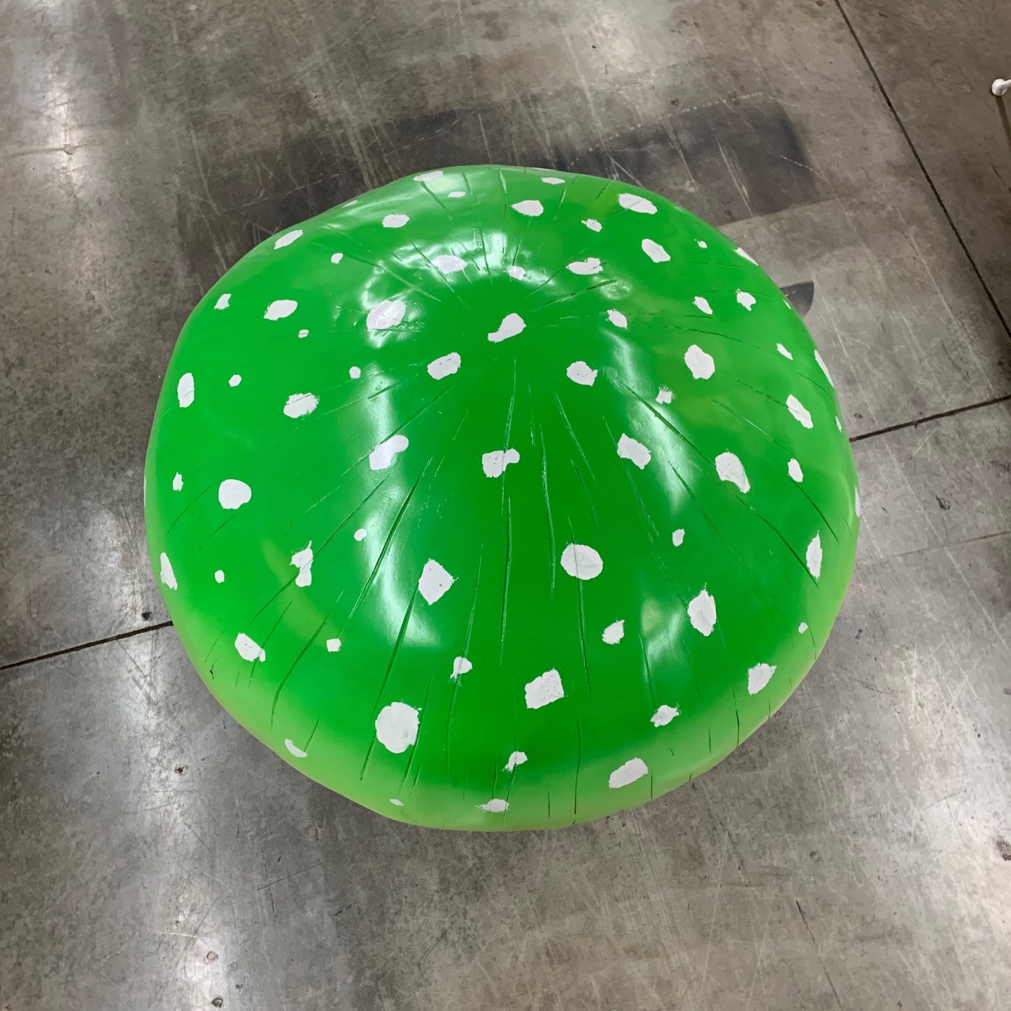 Medium Green Mushroom Statue