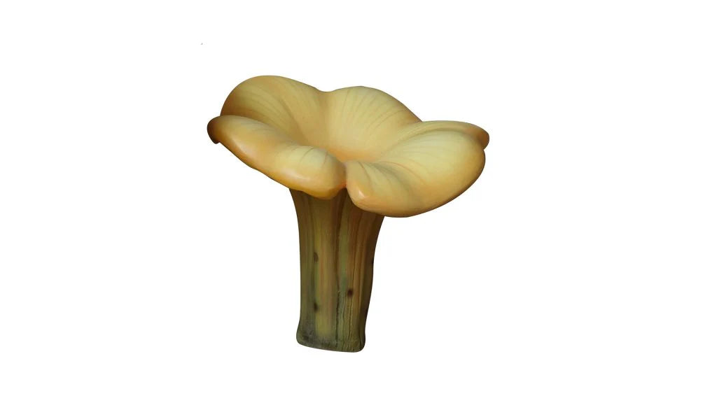 Large Chanterelle Mushroom Statue