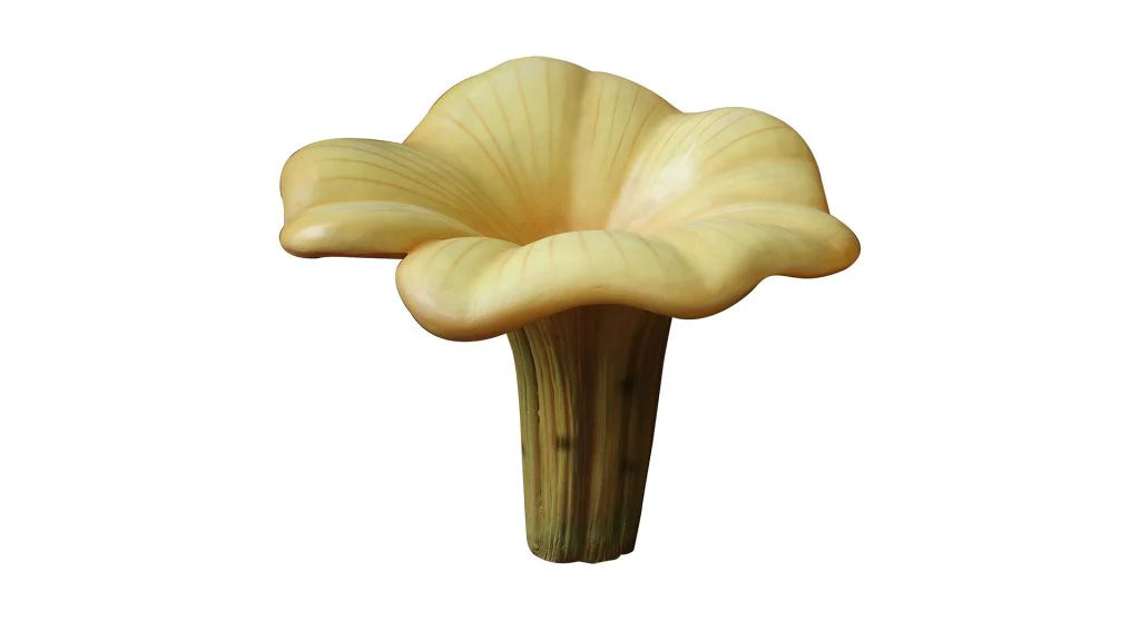 Large Chanterelle Mushroom Statue