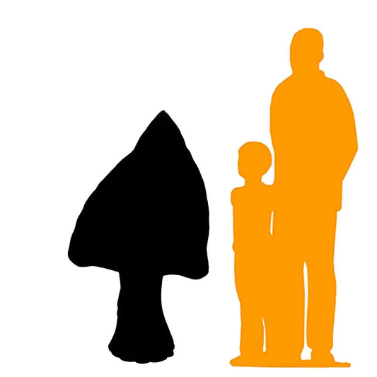 Pointed Fantasy Mushroom Statue M0175B-2112-T