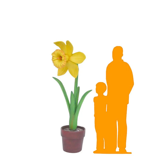 Large Narcis Flower Statue F0130-2140-A