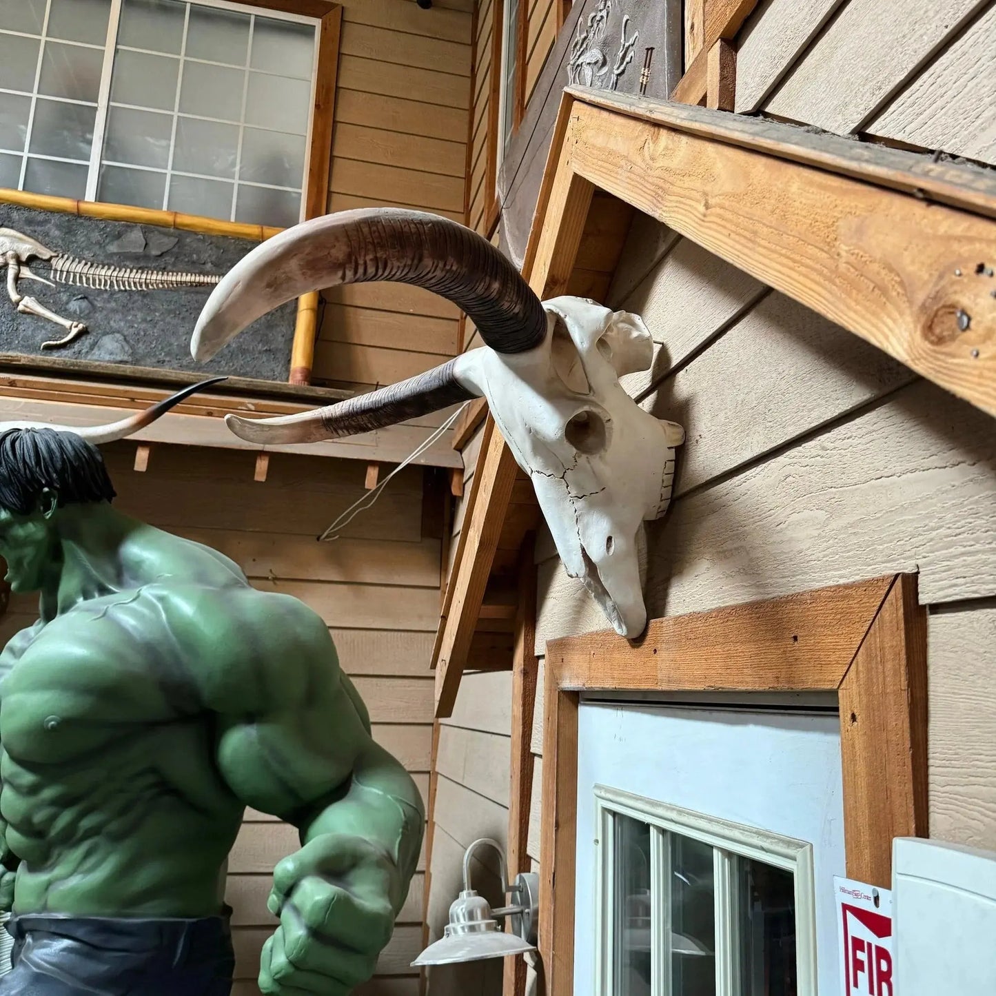 Bull Skull Statue A0129-2155-A