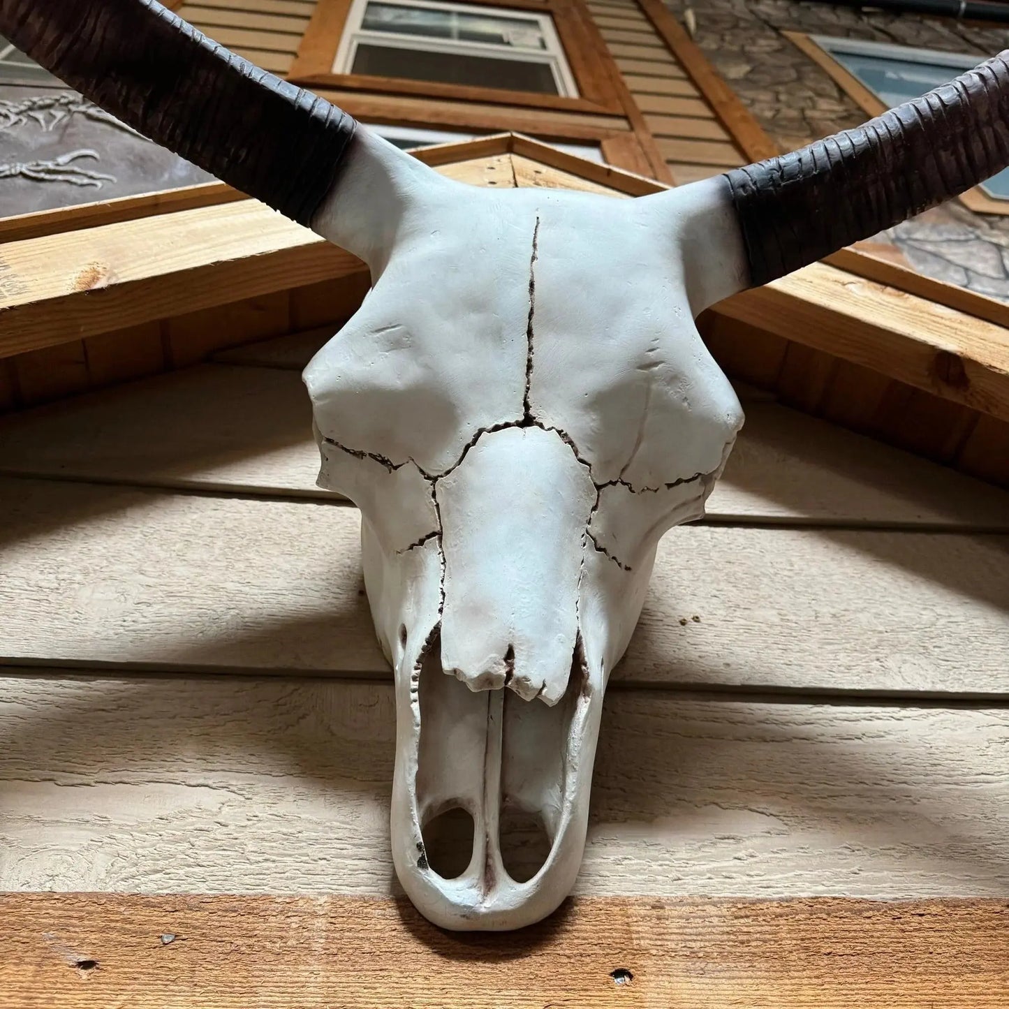 Bull Skull Statue A0129-2155-A