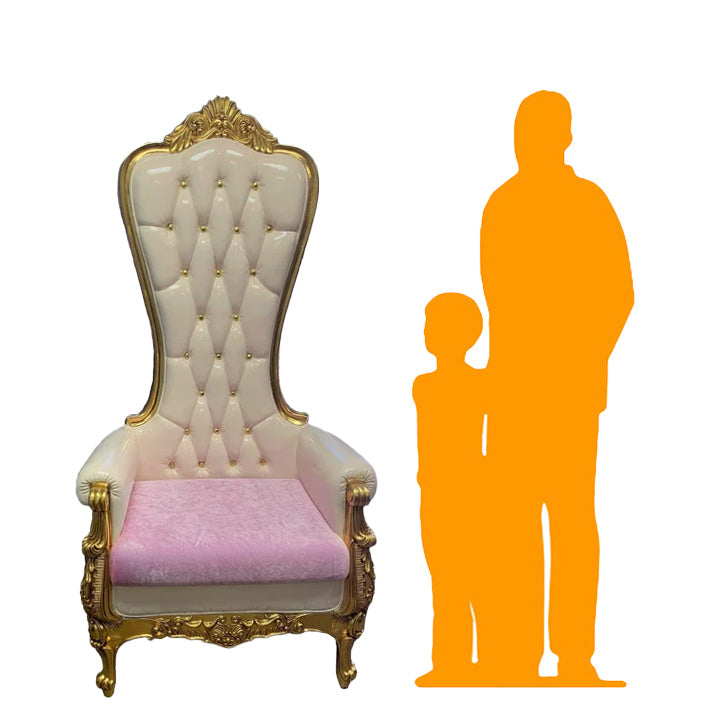 Pink Royal Throne Statue