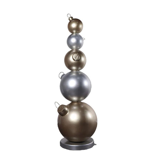 Stacked Christmas Ornaments Statue - LM Treasures Prop Rentals
