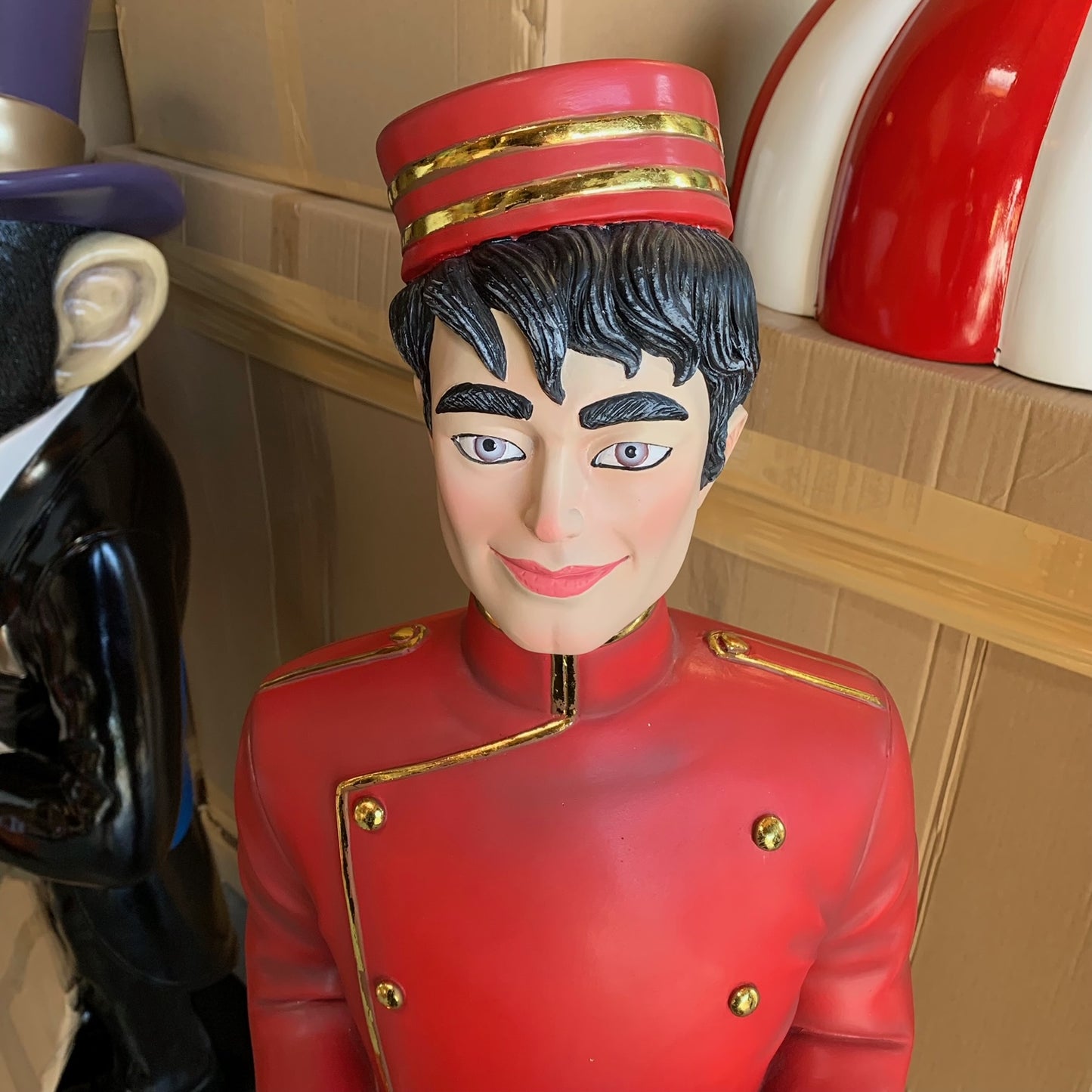 Anime Bell Boy Butler Statue