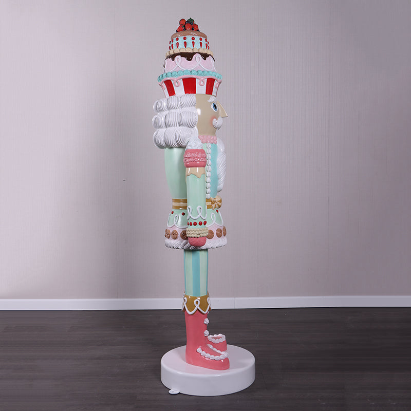 Pastel Cupcake Nutcracker Christmas Statue