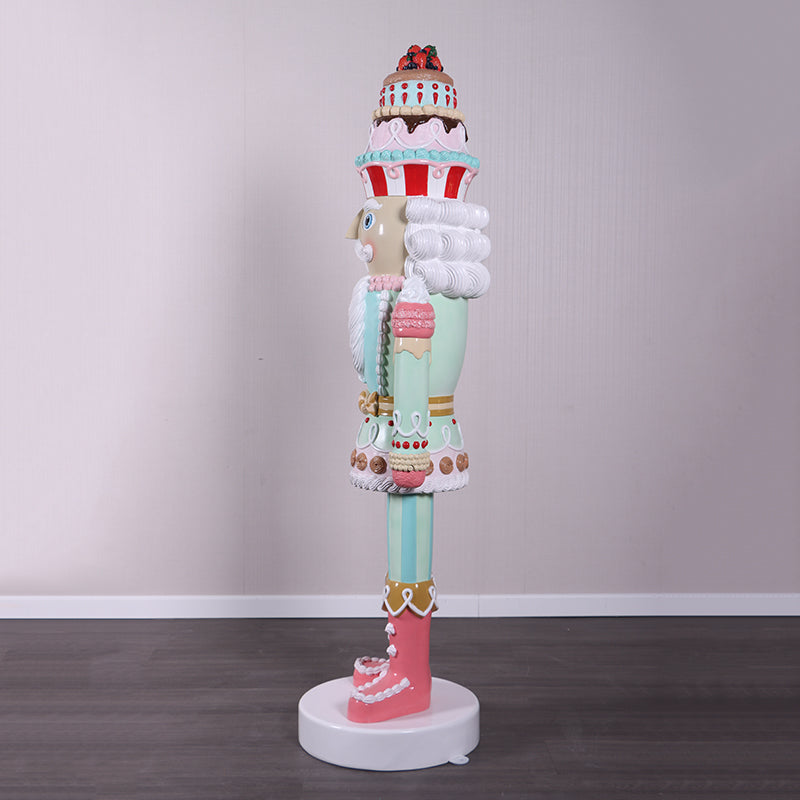 Pastel Cupcake Nutcracker Christmas Statue
