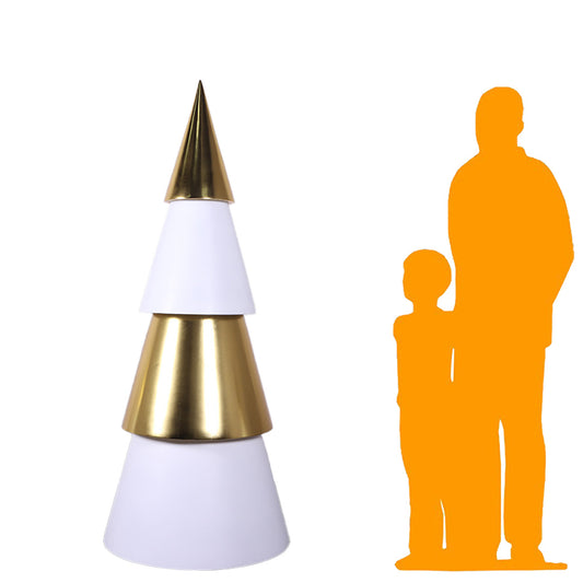 Modern Christmas Tree Life Size Statue