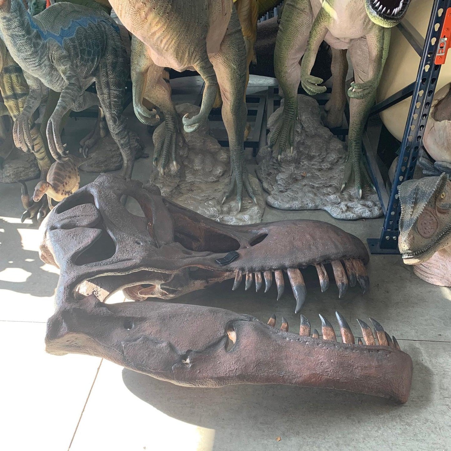 T-Rex Skull Wall Decor Statue
