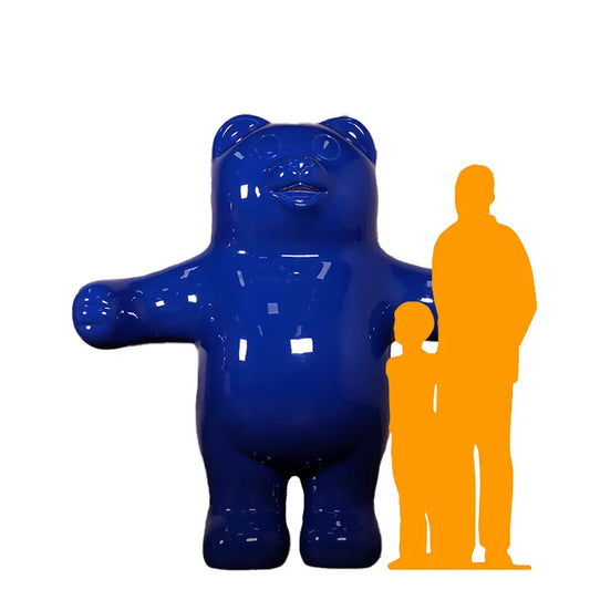Jumbo Blue Gummy Bear Statue R0283B-220126-H