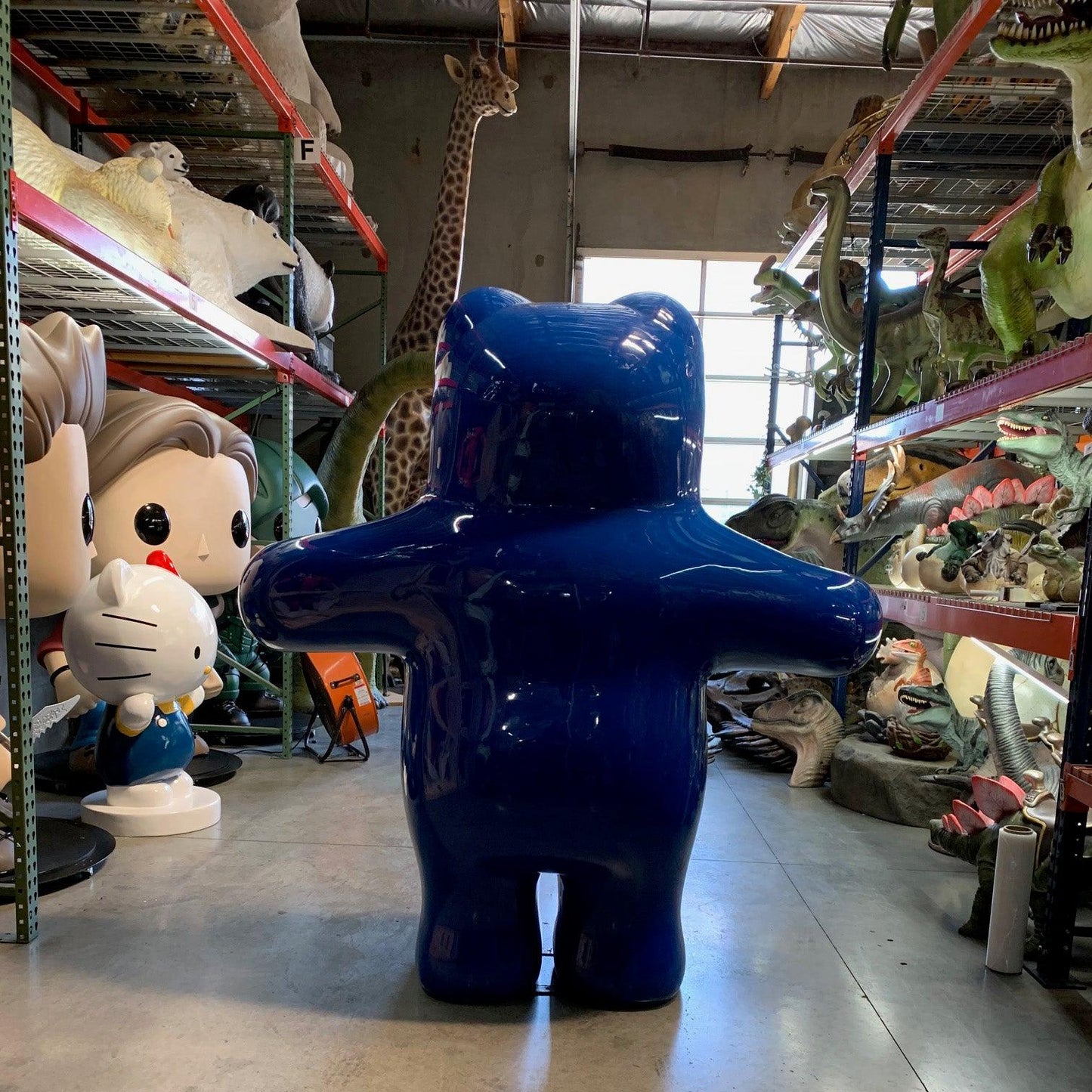 Jumbo Blue Gummy Bear Statue