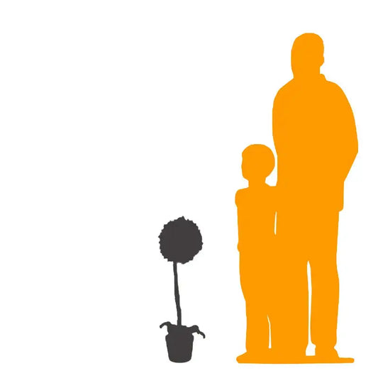 Small Purple Daisy Flower Statue F0134PR-2201-A