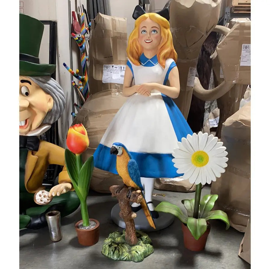 Small White Daisy Flower Statue F0134S-2201-A