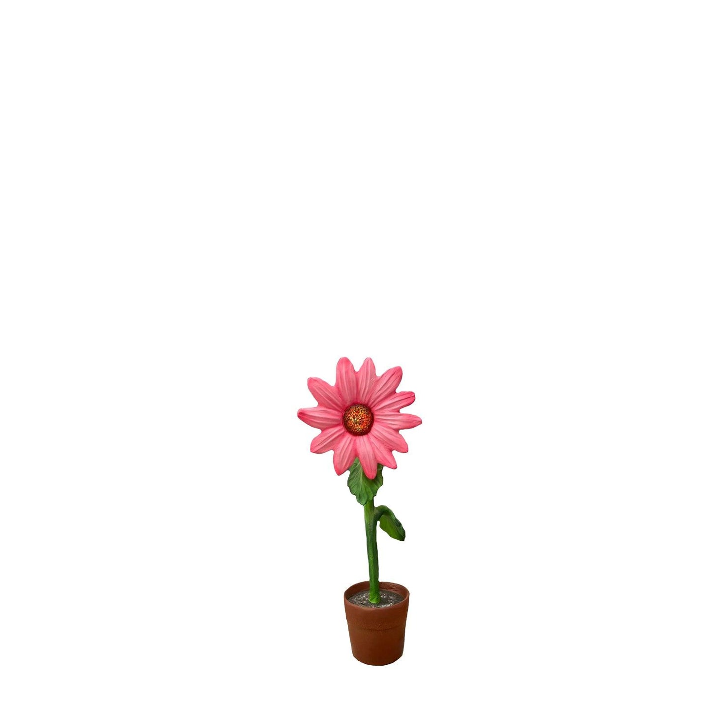 Small Pink Sunflower Statue - LM Treasures Prop Rentals