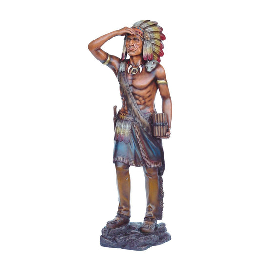 Tobacco Indian Cigar Store Life Size Statue - LM Treasures Prop Rentals
