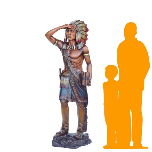 Tobacco Indian Cigar Store Life Size Statue LS093-2213-A
