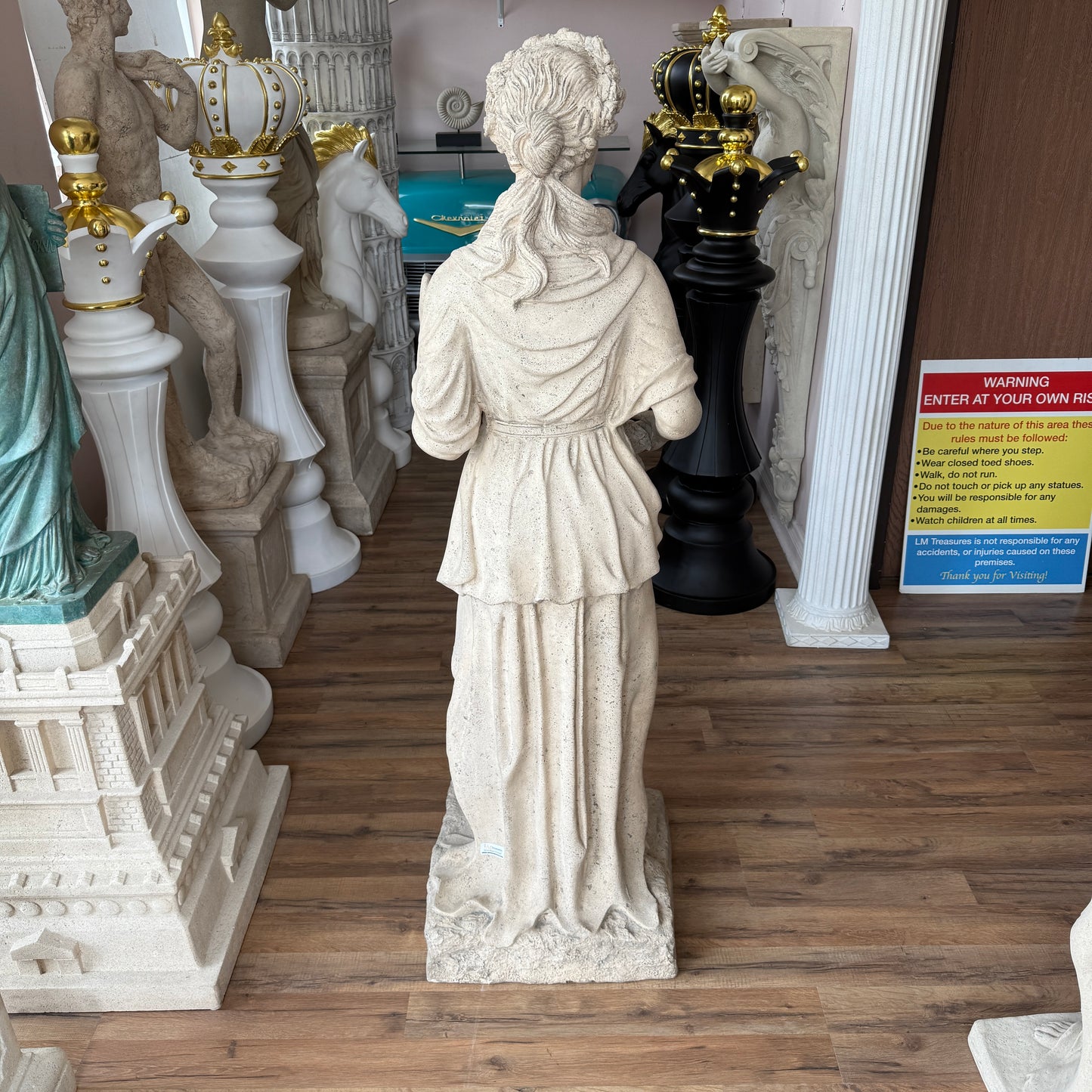 Spring Season Stone Statue
