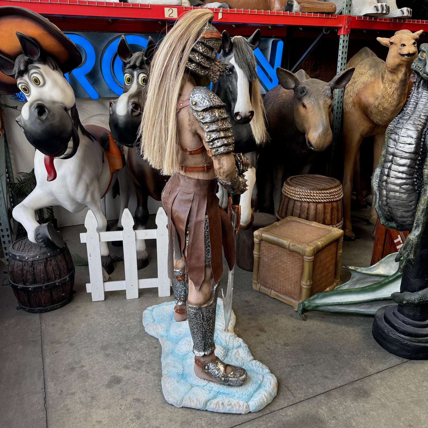 Mythical Soldier Life Size Statue