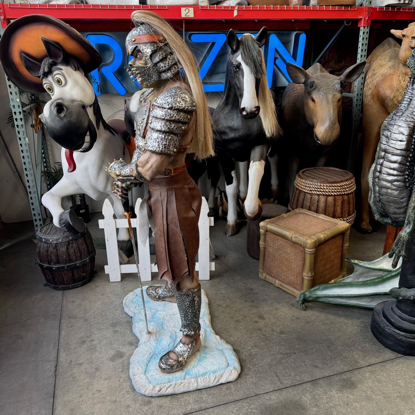 Mythical Soldier Life Size Statue