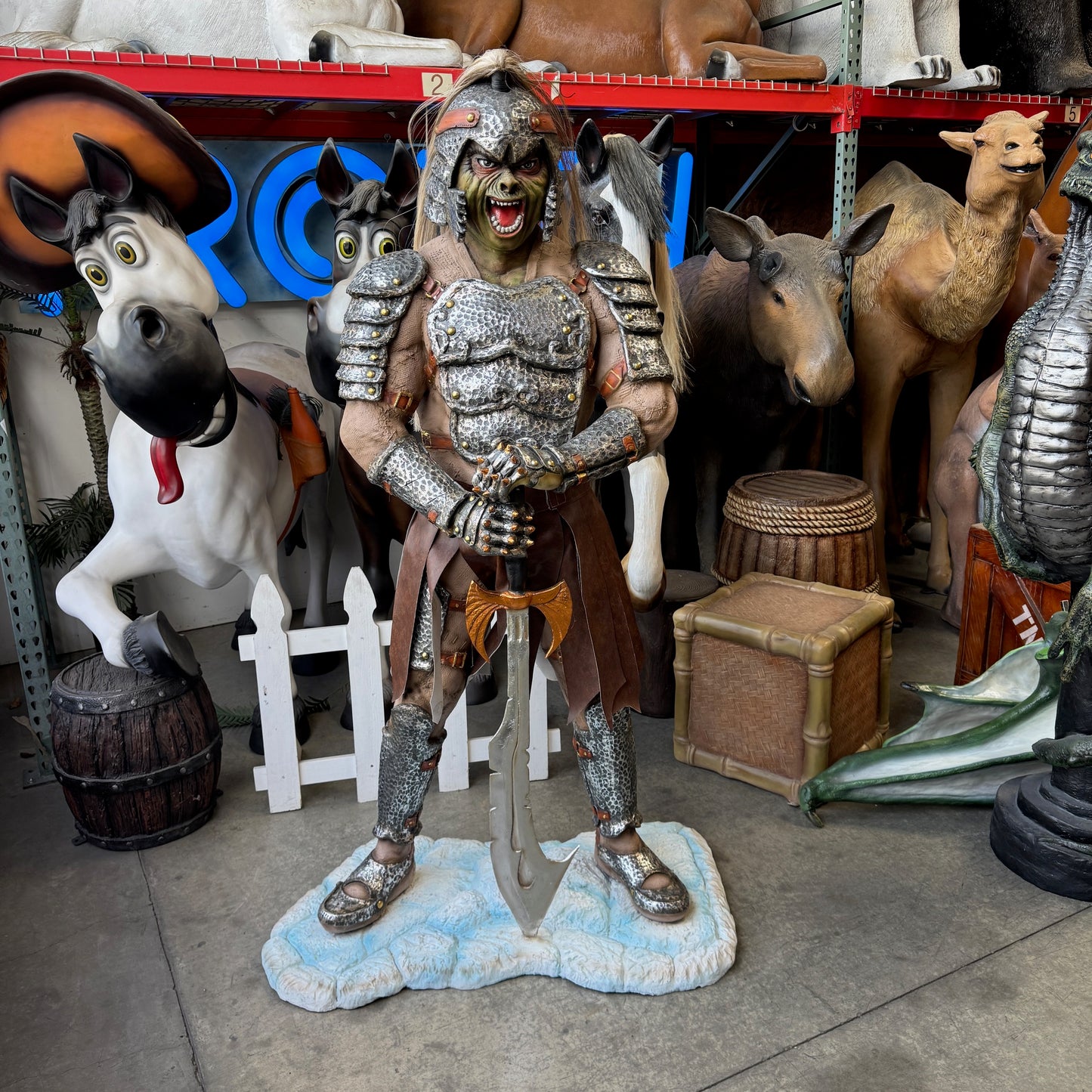 Mythical Soldier Life Size Statue
