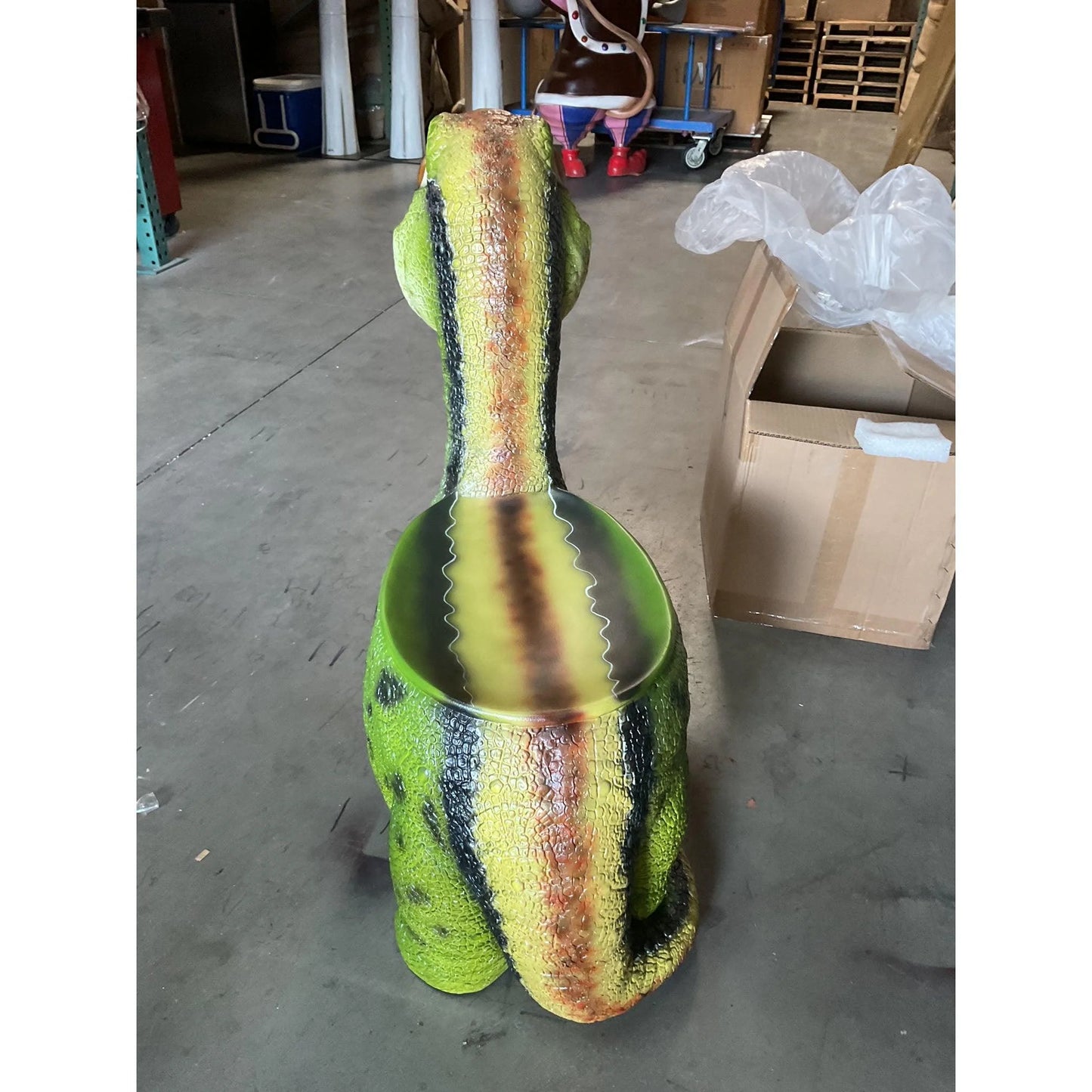 Child's Brachiosaurus Dinosaur Chair Statue
