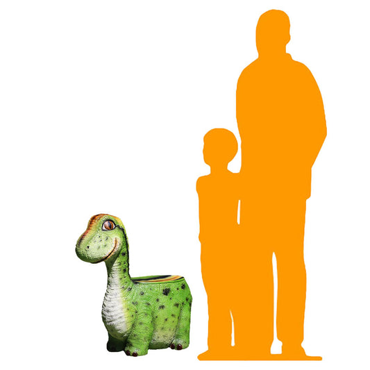 Child's Brachiosaurus Dinosaur Chair Statue