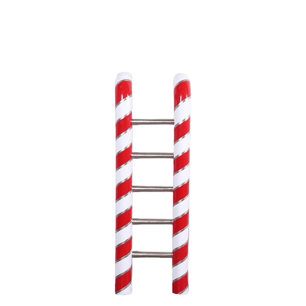 Candy Cane Ladder Statue - LM Treasures Prop Rentals