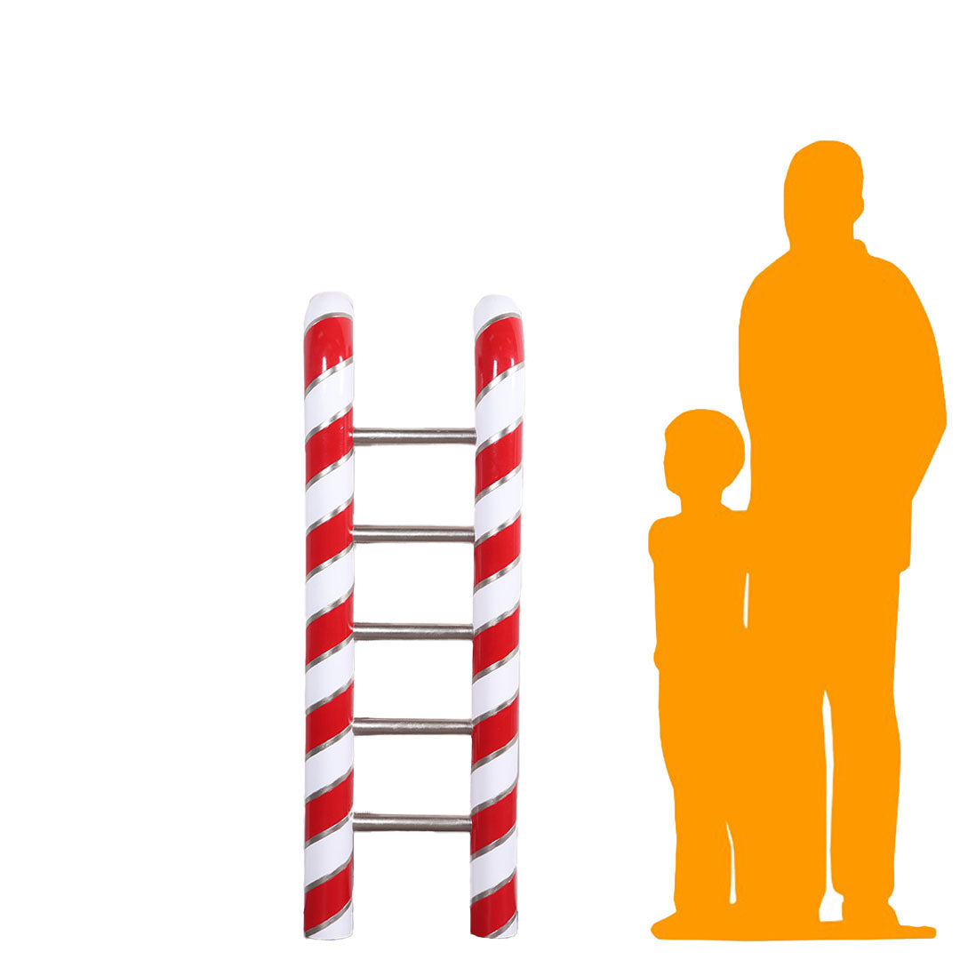 Candy Cane Ladder Statue