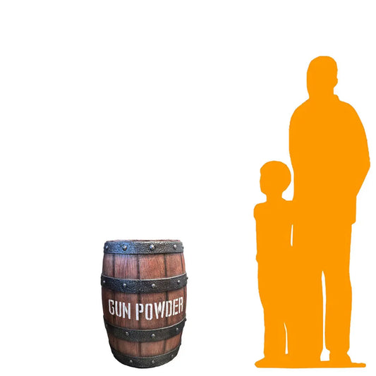 Medium Gunpowder Barrel Statue F0229M-230068-H