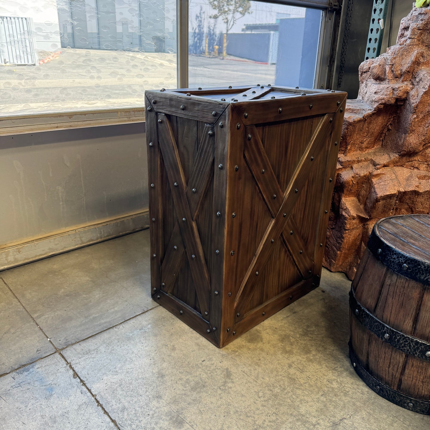 Large Crate Statue