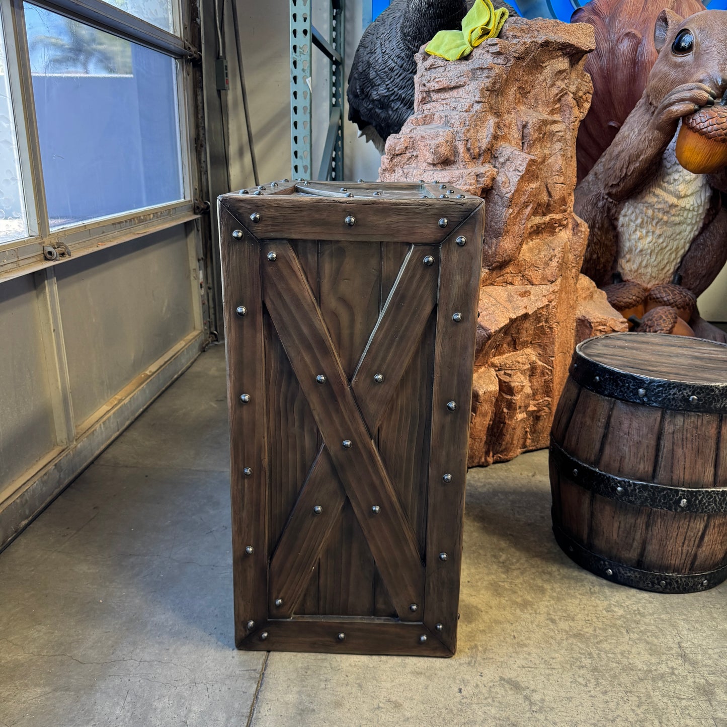 Large Crate Statue