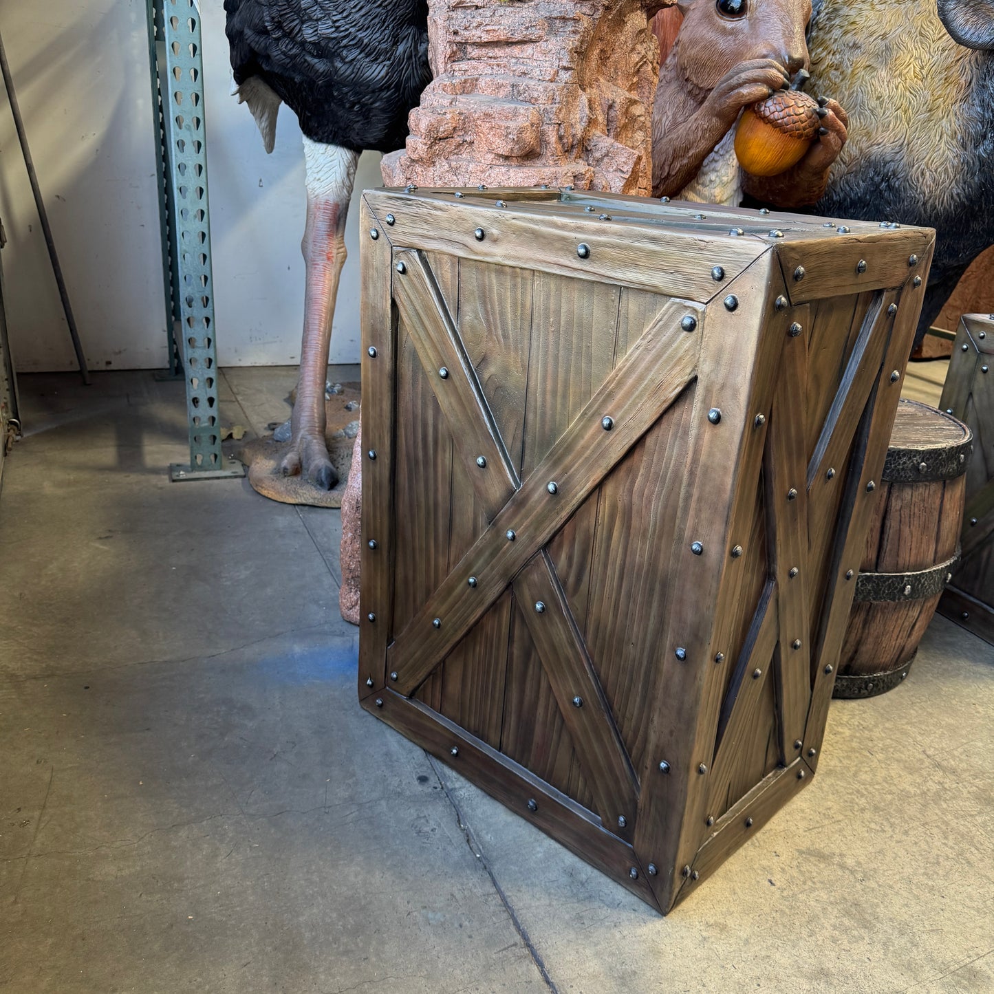 Large Crate Statue