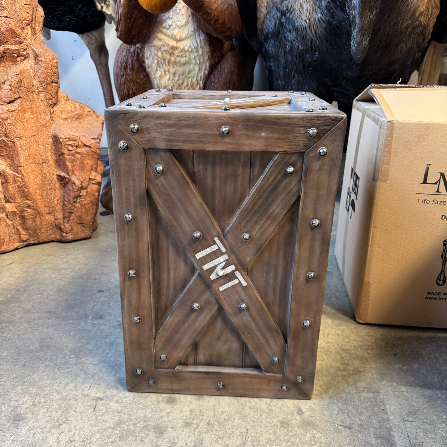 TNT Crate Statue