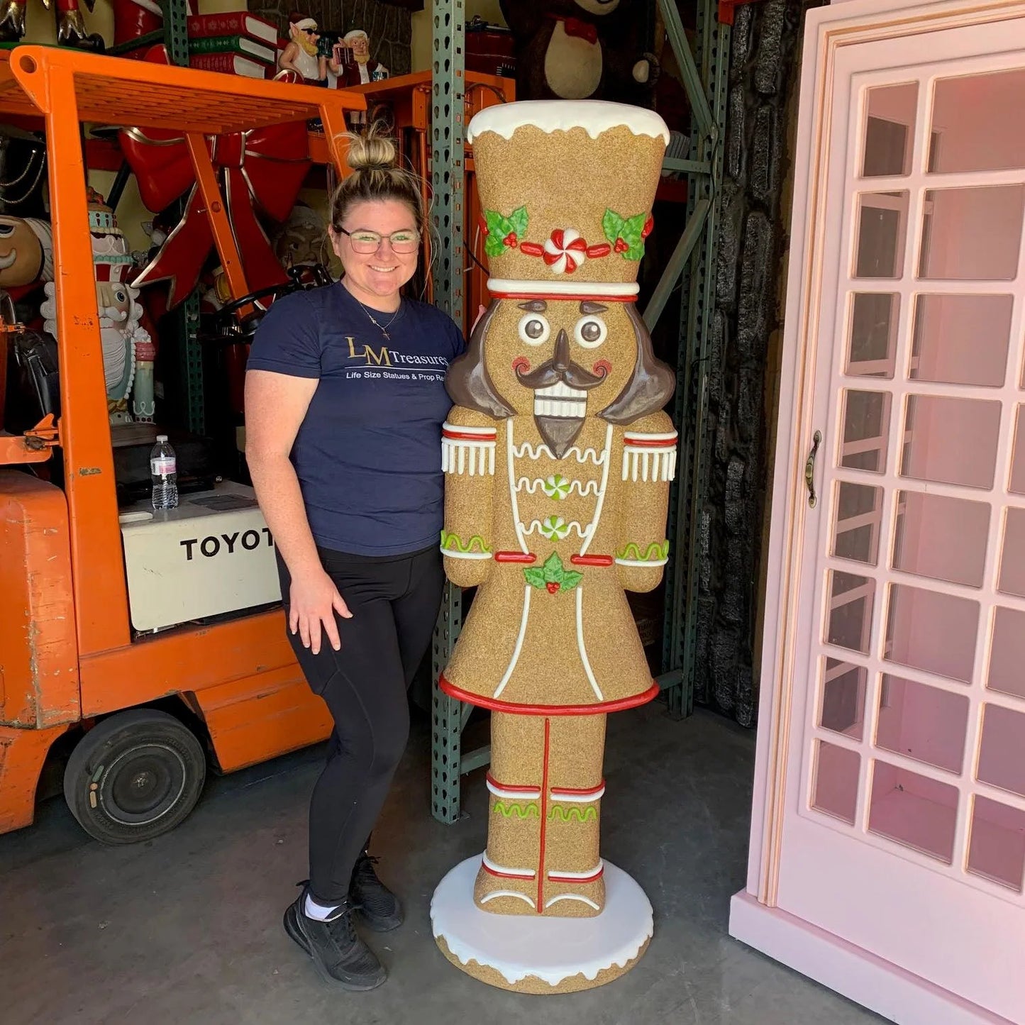 Nutcracker Gingerbread Cookie Statue