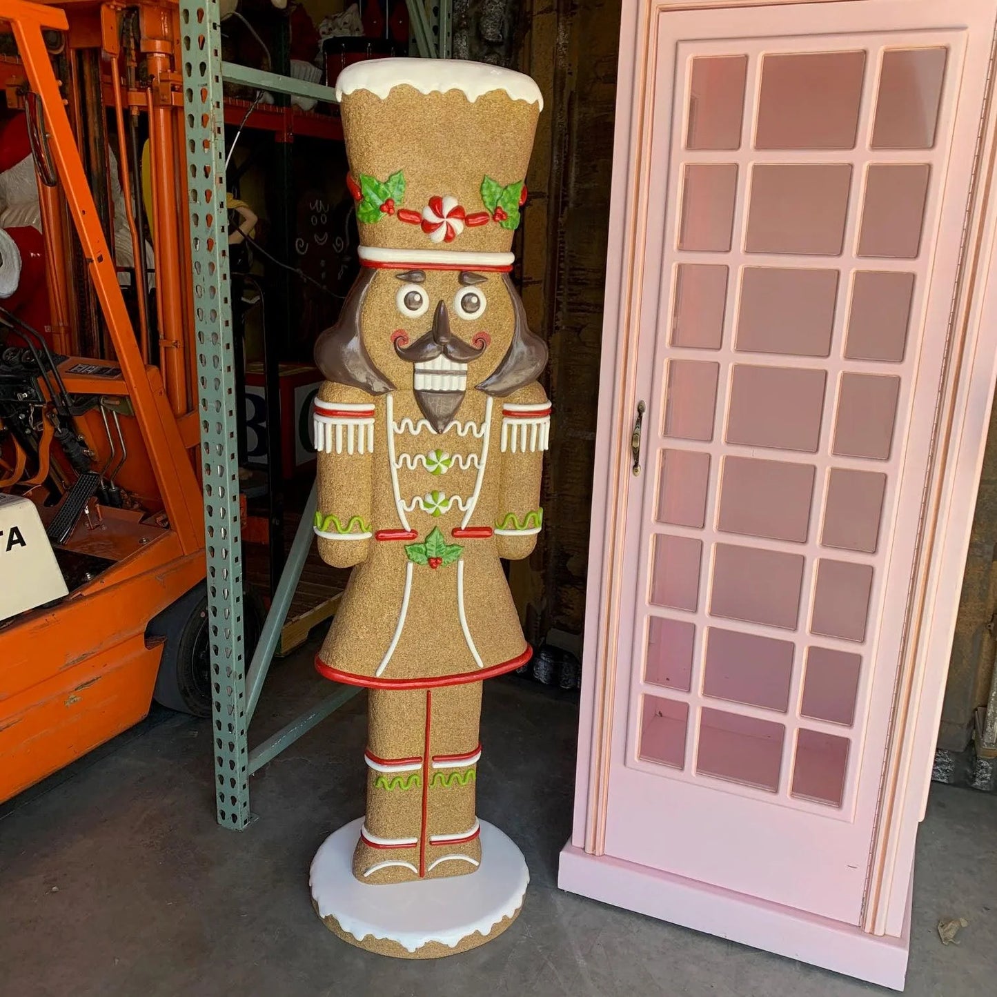 Nutcracker Gingerbread Cookie Statue