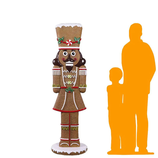 Nutcracker Gingerbread Cookie Statue S0240-230076-H