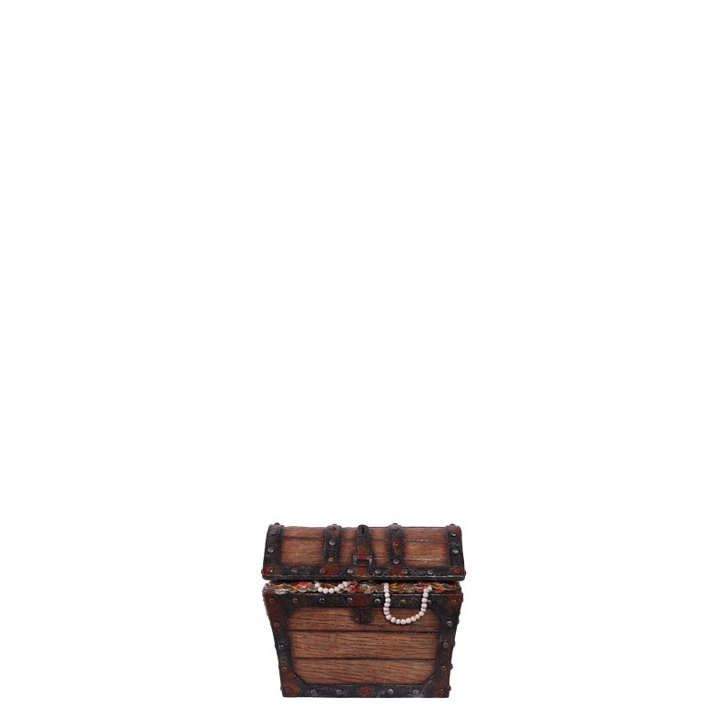 Small Pirate Treasure Chest Statue
