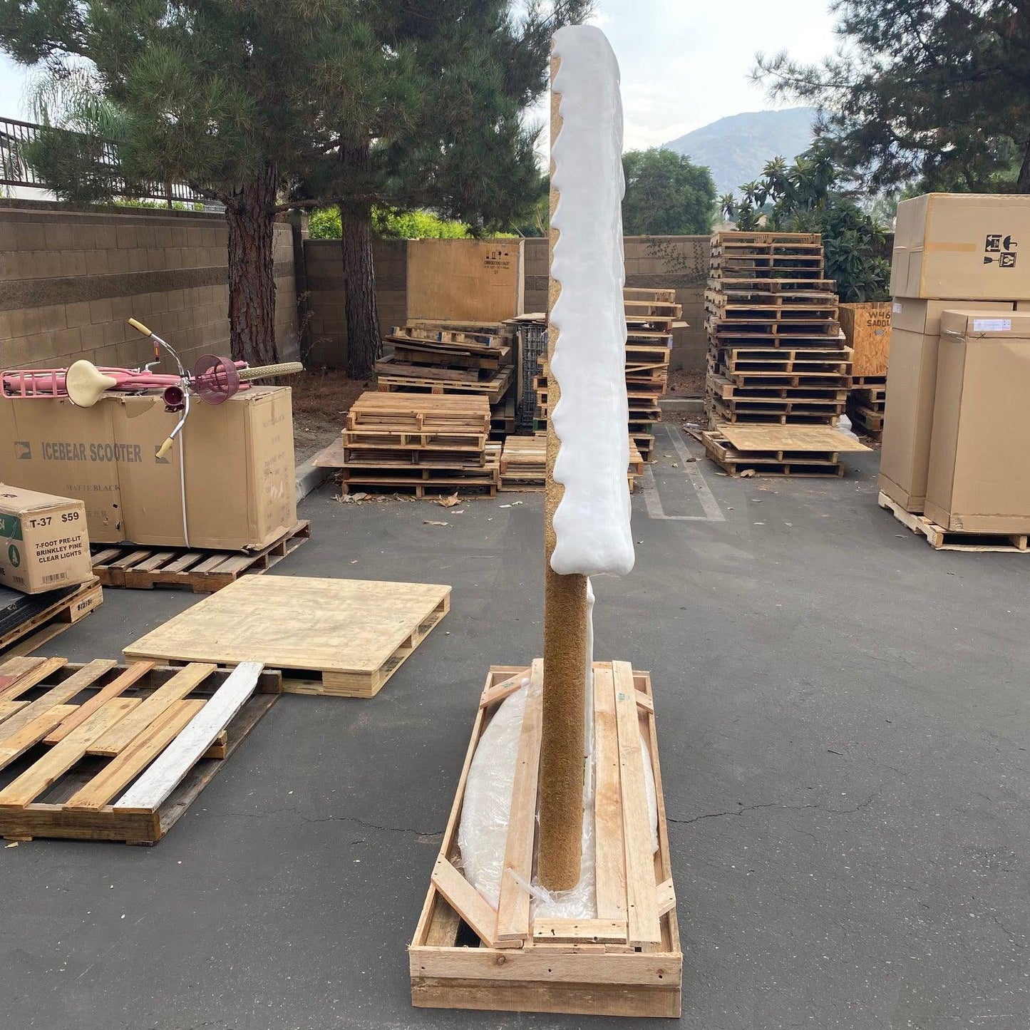 Gingerbread Cookie House Statue