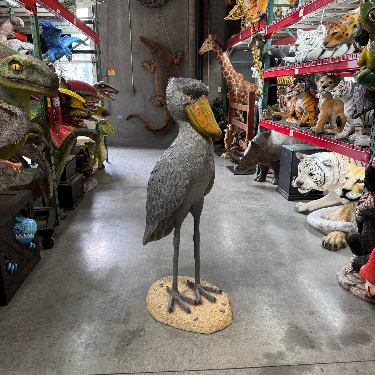 Shoebill Stork Statue