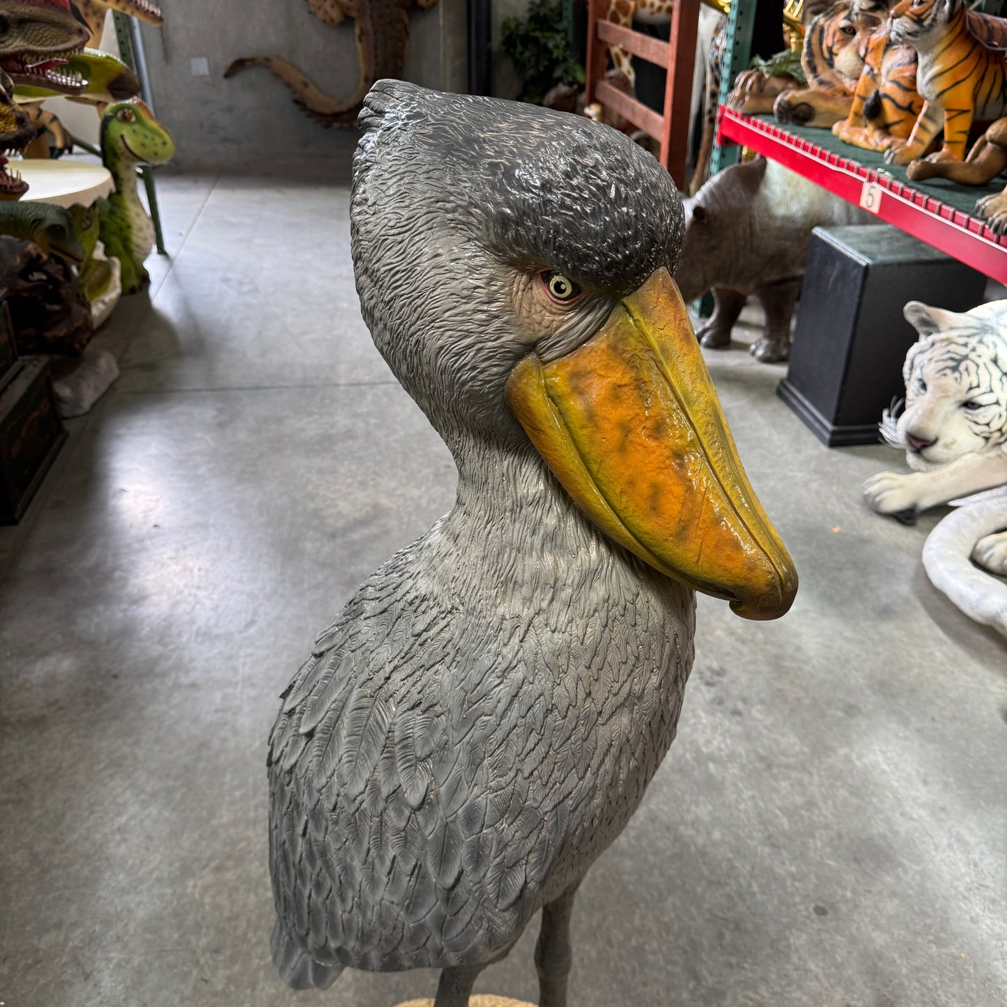 Shoebill Stork Statue