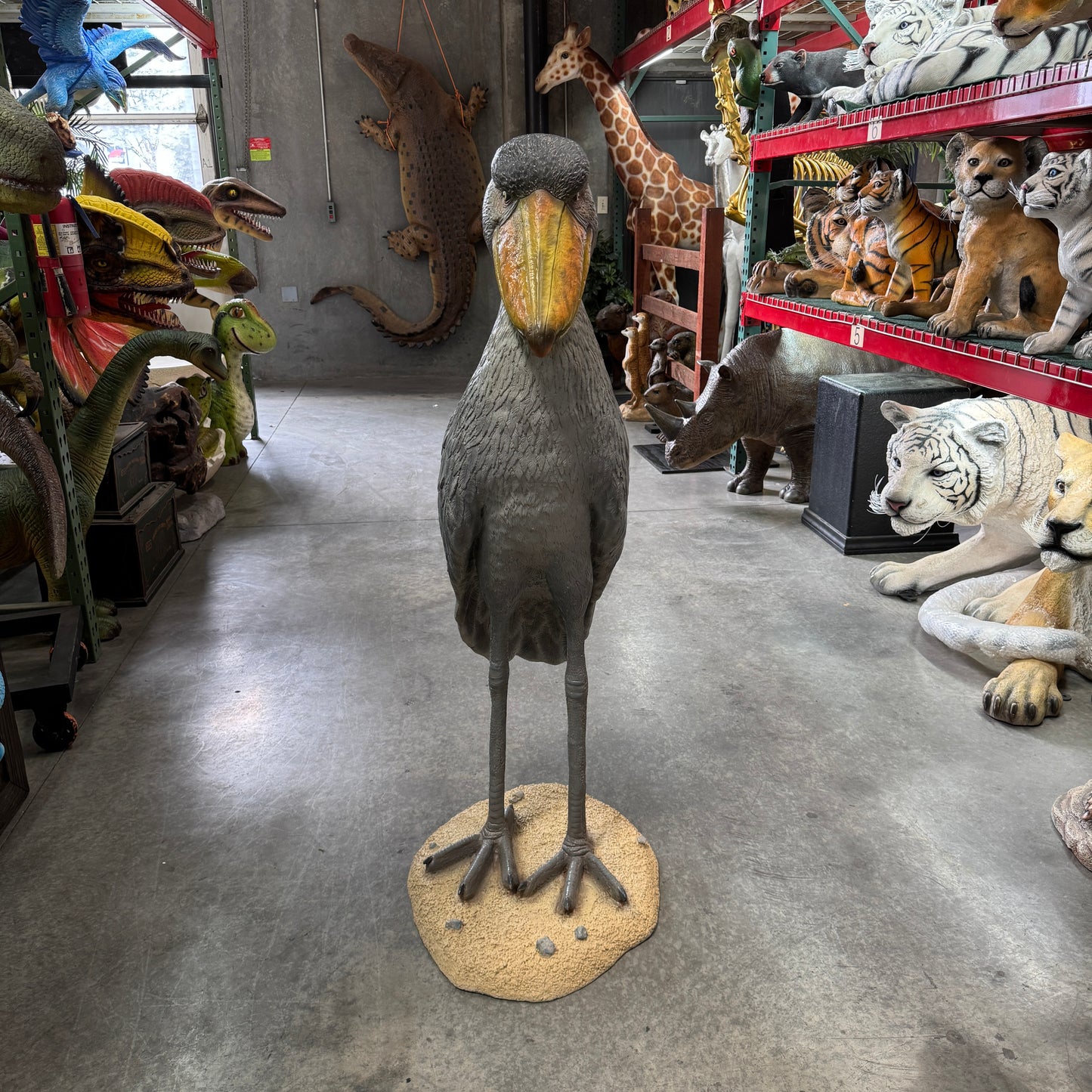 Shoebill Stork Statue