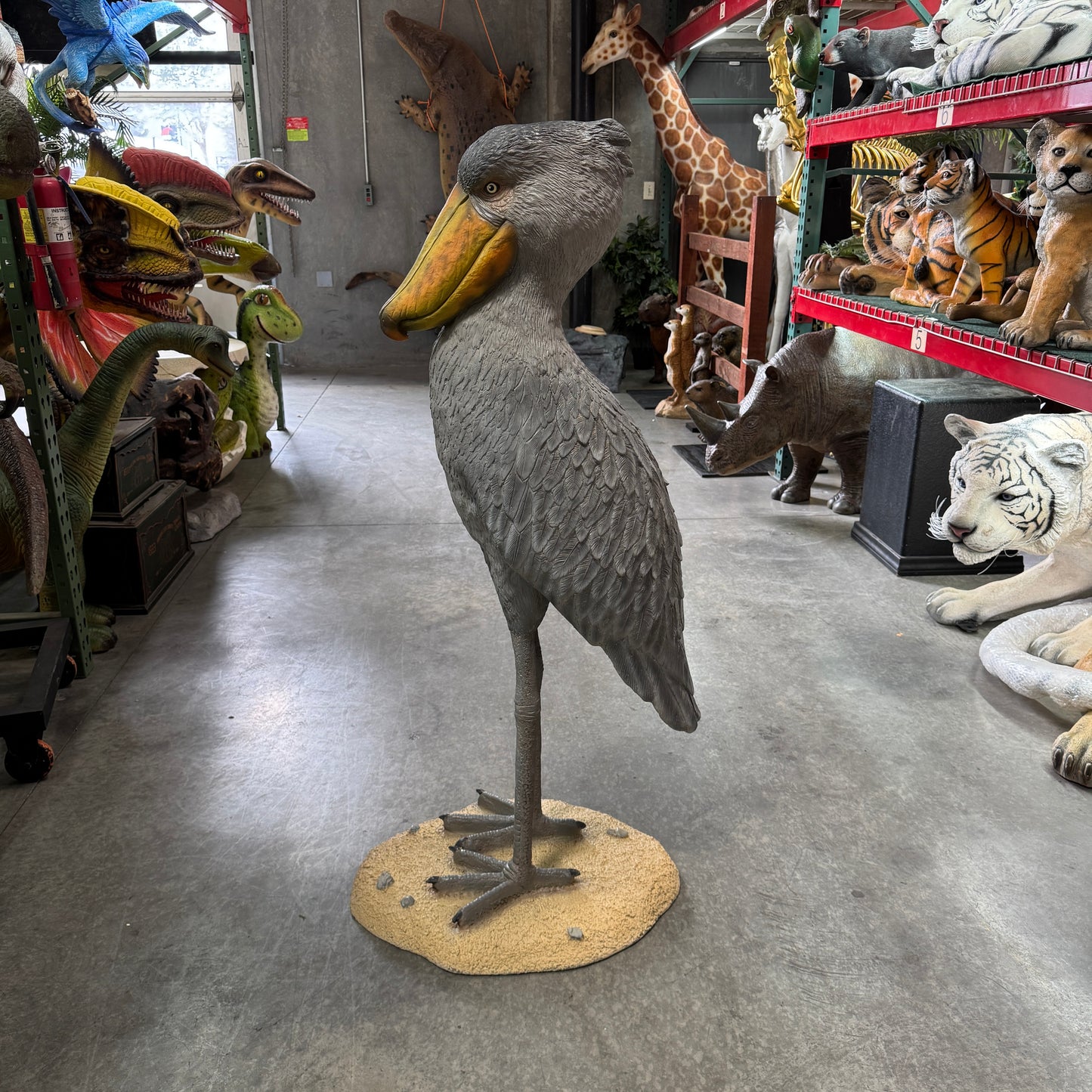 Shoebill Stork Statue