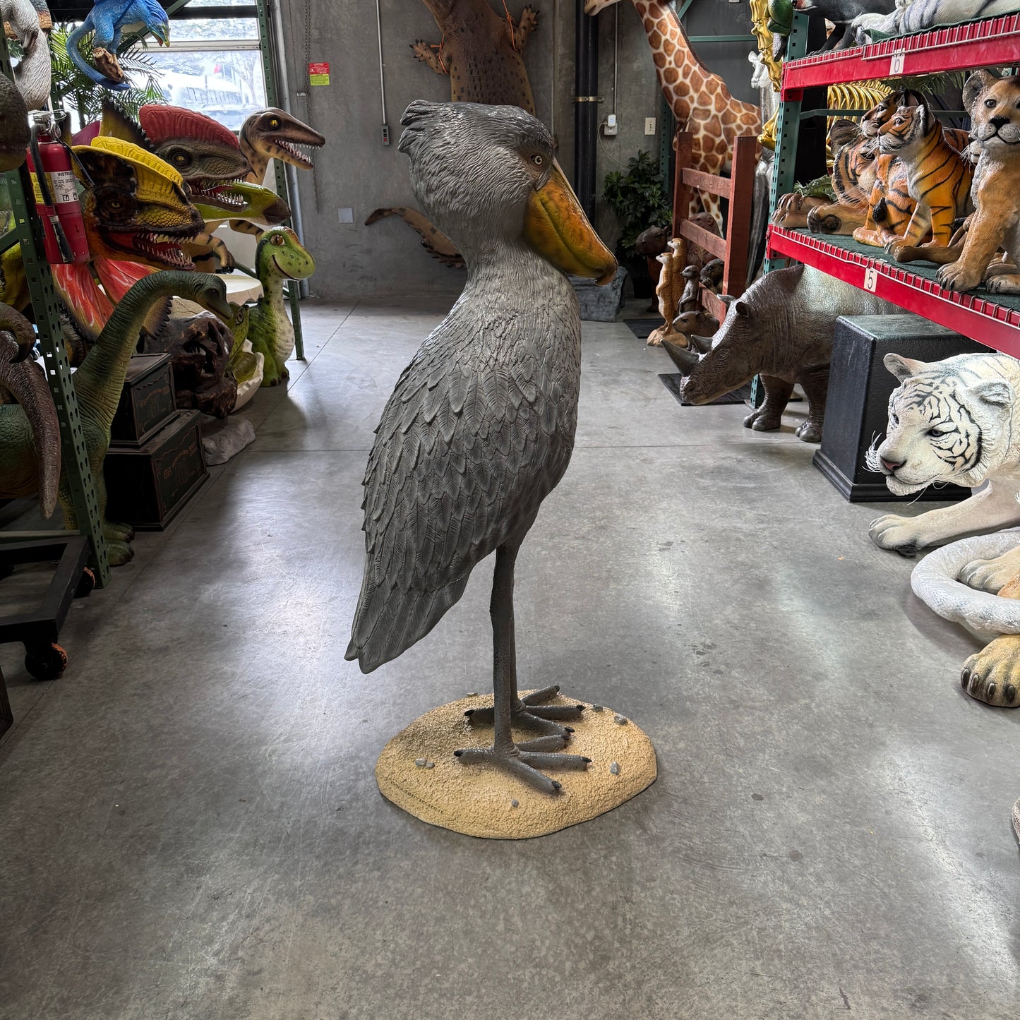 Shoebill Stork Statue