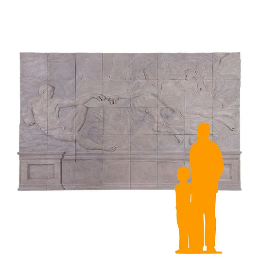 Stone Wall Decor The Creation of Adam Statue LS041-230132-H
