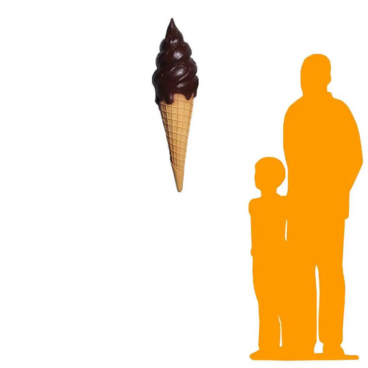 Hanging Chocolate Dipped Ice Cream Twist Statue R0100C-230174-H