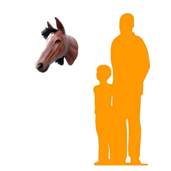 Horse Head Statue