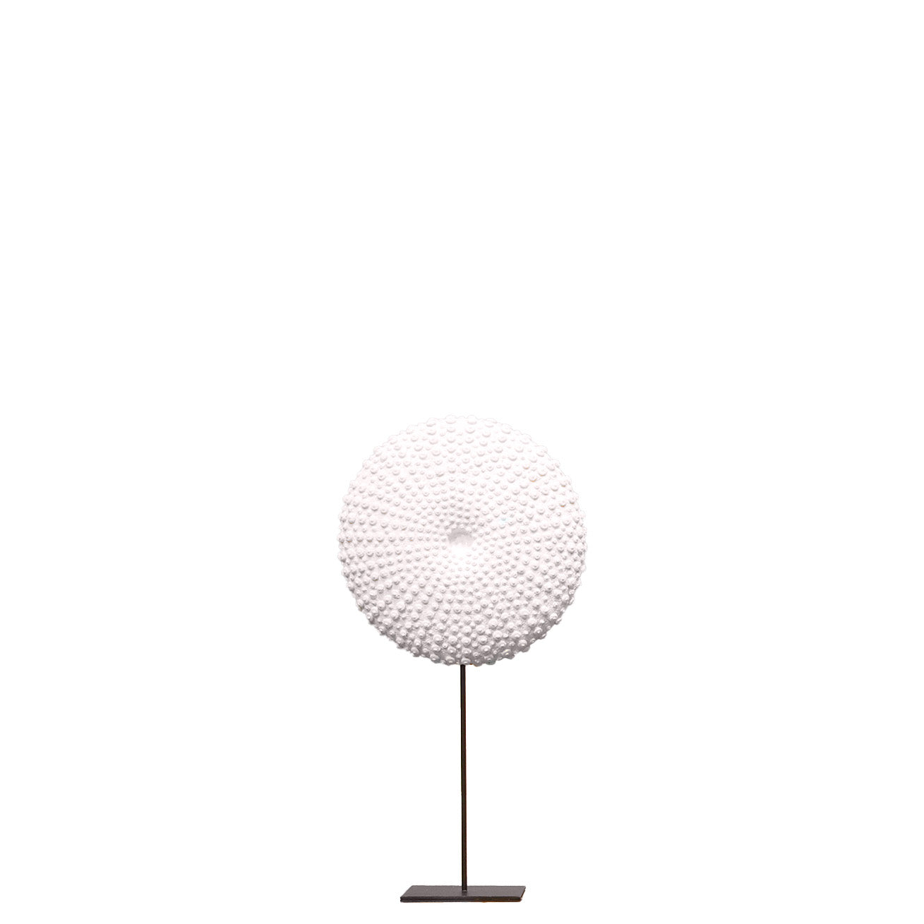 Medium Sea Urchin on Stand Fossil Statue